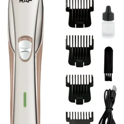Cortadora De Pelo Y Recortadora Inalambrica Raf 4 Niveles