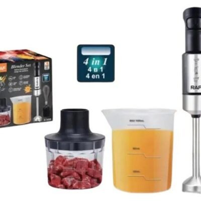 Mixer Multifunción 4 en 1 Raf 400W Vaso 1000ml