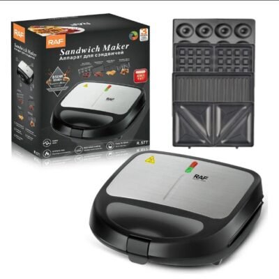 Sandwichera Electrica Raf 4 en 1 Wafflera Mini Donas