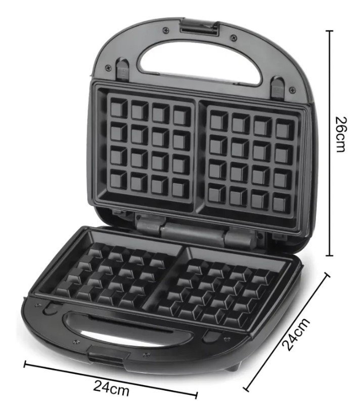 Sandwichera Electrica Raf 4 en 1 Wafflera Mini Donas - Imagen 6